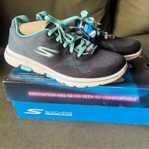 Skechers Women's Black/aqua sneakers